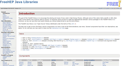 Desktop Screenshot of java.freehep.org